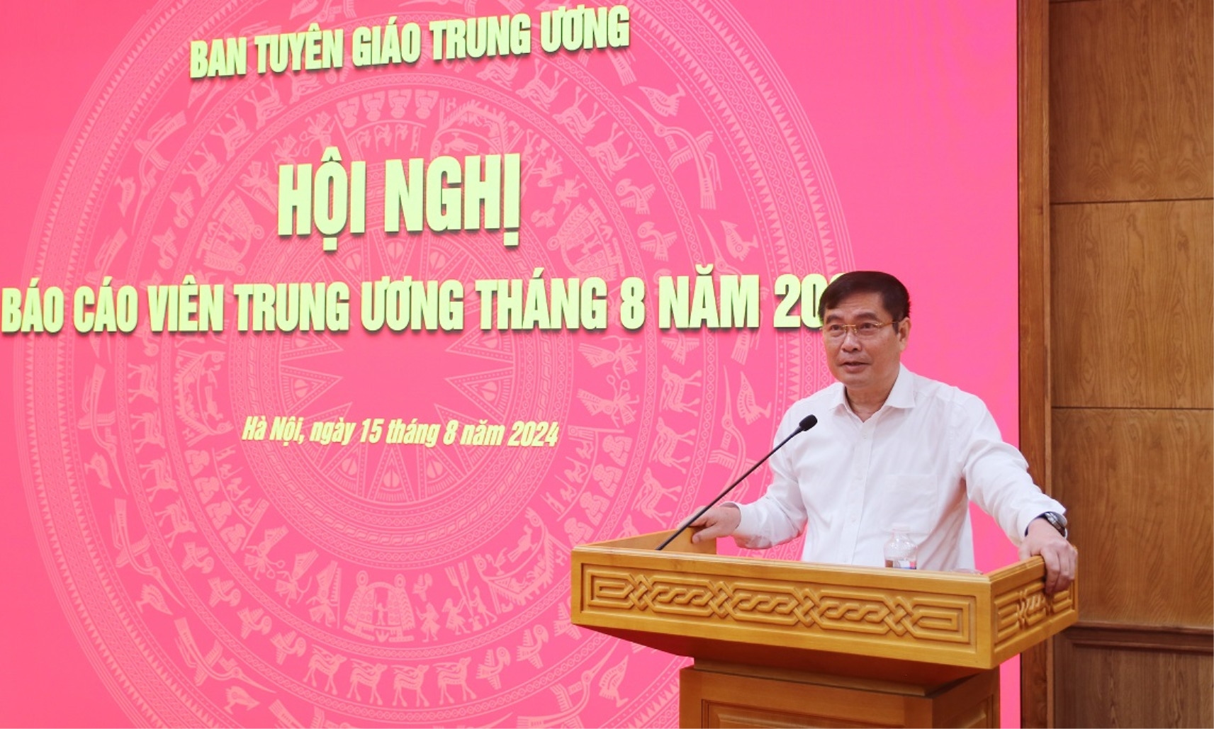 Hội nghị Báo cáo viên Trung ương tháng 8/2024